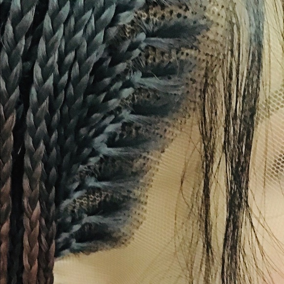 Beautiful Free Part Synthetic Lace Front Box Braids Wig with Baby Hair - Picture 7 of 15